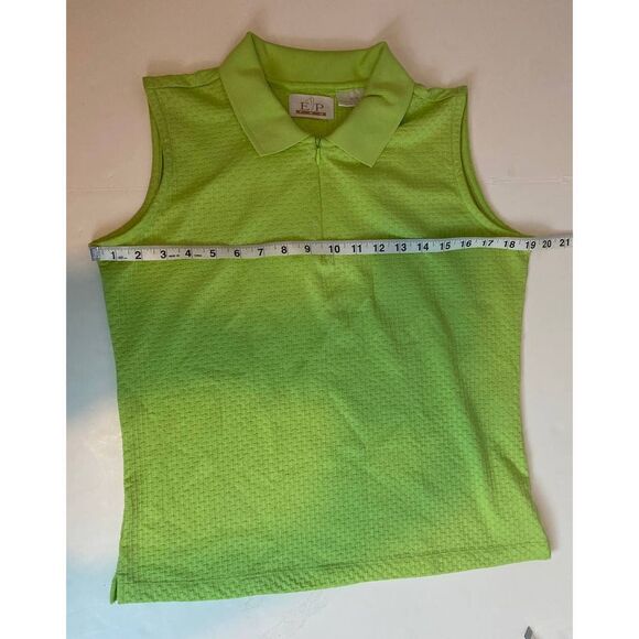 Chartreuse EP Pro Sleeveless Golf / Tennis Shirt - Med. - Picture 4 of 7